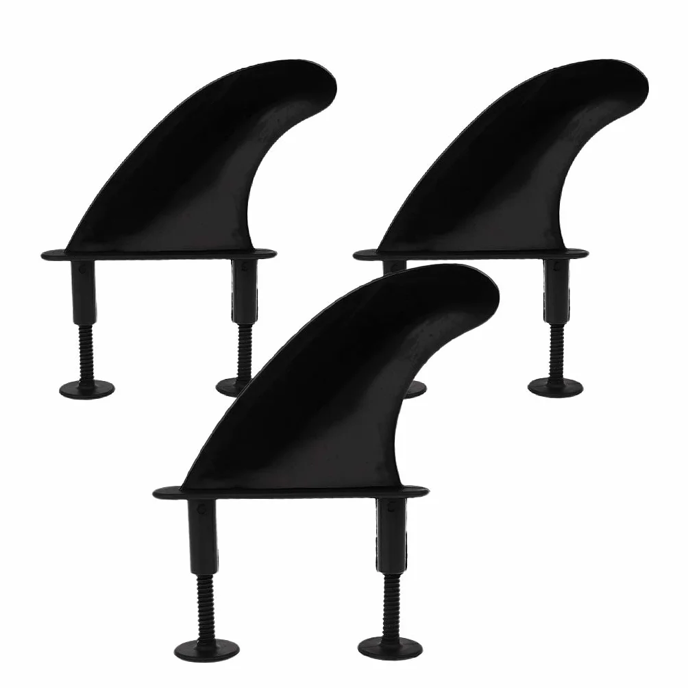 Perfeclan 3 Piezas Softboard 3 Fin Set Tornillos Y Aletas Catch Surf