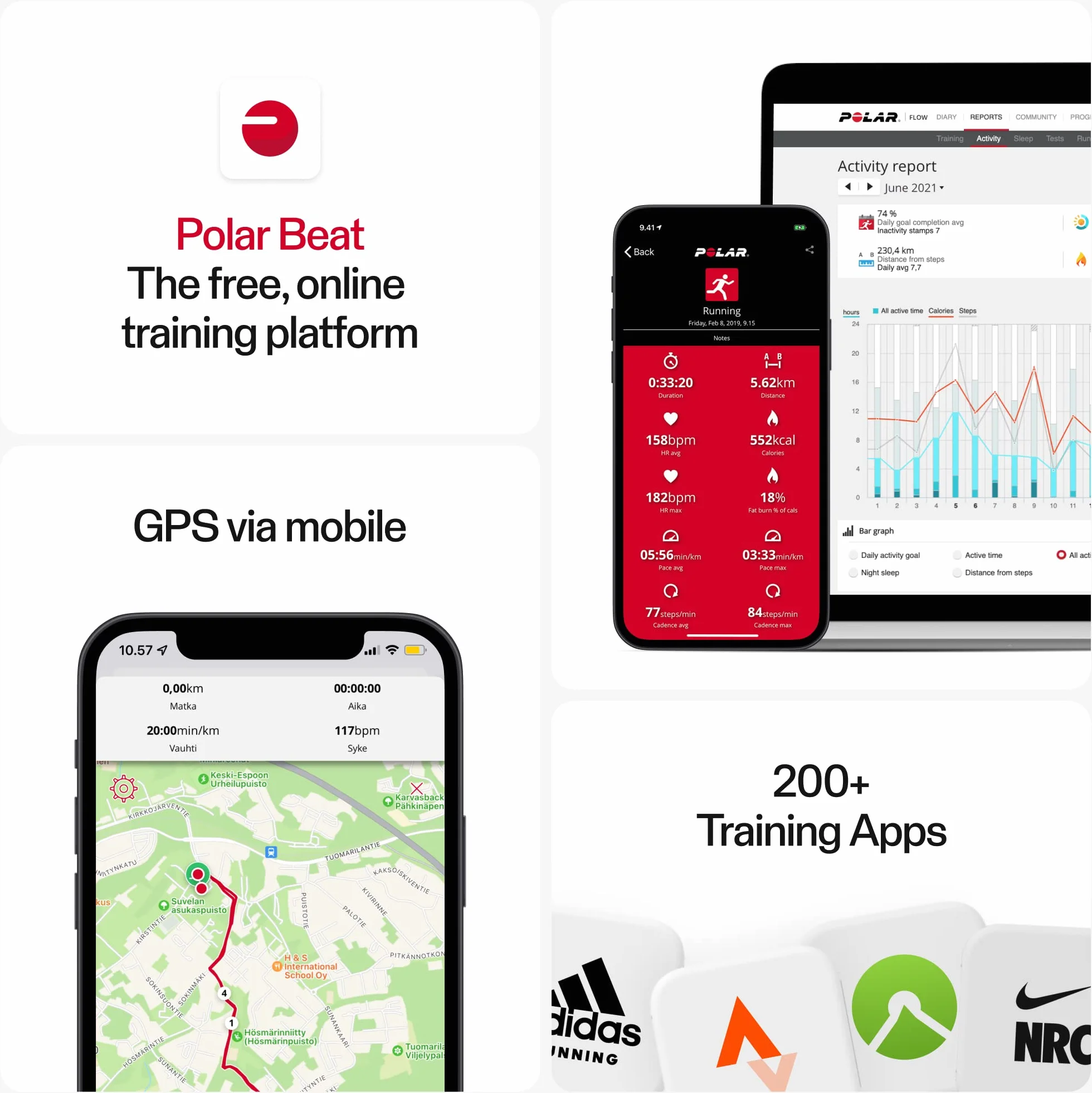 Polar H9 Sensor de Frecuencia Cardíaca Ant+ Bluetooth Resistente al Agua con Elástico
