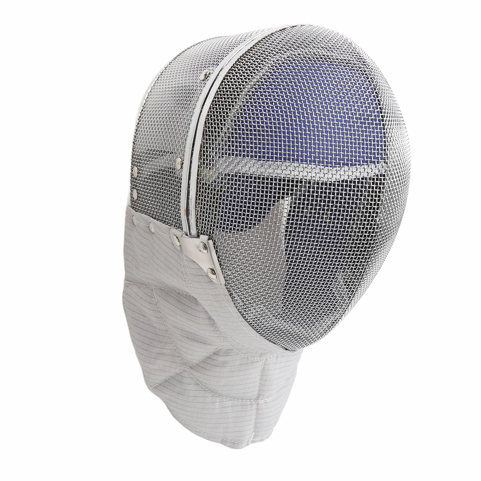 Dilwe Casco de Espada de Esgrima, Malla de Acero de Alta Resistencia, Cuero, Forro Desmontable, Certificado CE