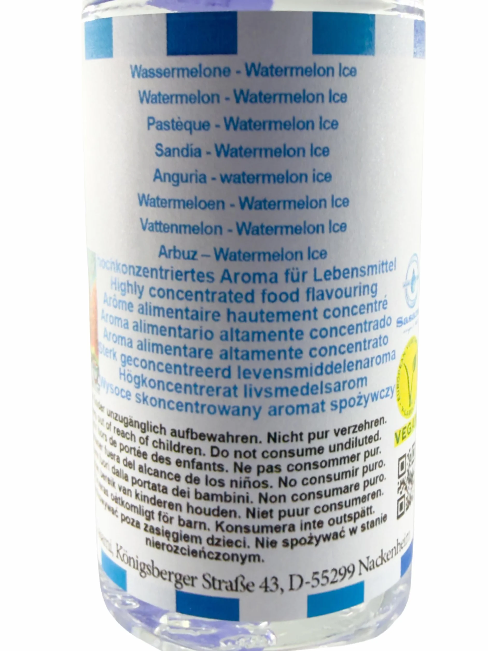 Sandía - Watermelon Ice Aroma Concentrado - Vegano - Sasami - 10ml