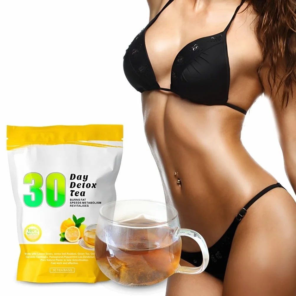 Té De Frutas Desintoxicante, Adelgazante Y Quemagrasas Con Sabor A Limón For 30 Días De Pérdida De Peso - 3 G X 30 Bolsitas(3PCS)