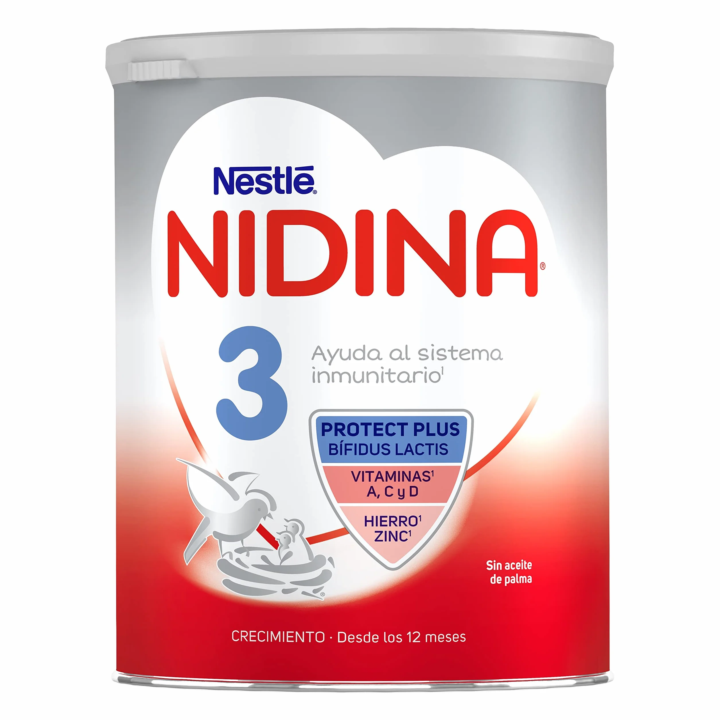 Nidina 3 Leche Infantil 800g Caja 3 Latas