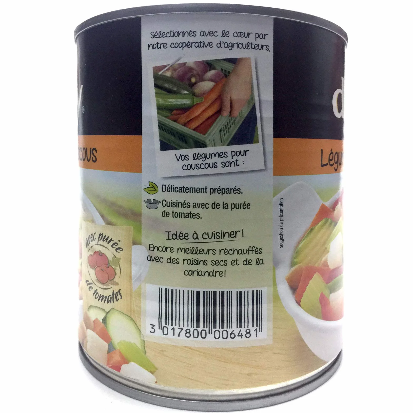 D'Aucy - Verduras De Cuscús 3X800G - Légumes Couscous 3X800G - Precio Por Unidad - Entrega Rápida