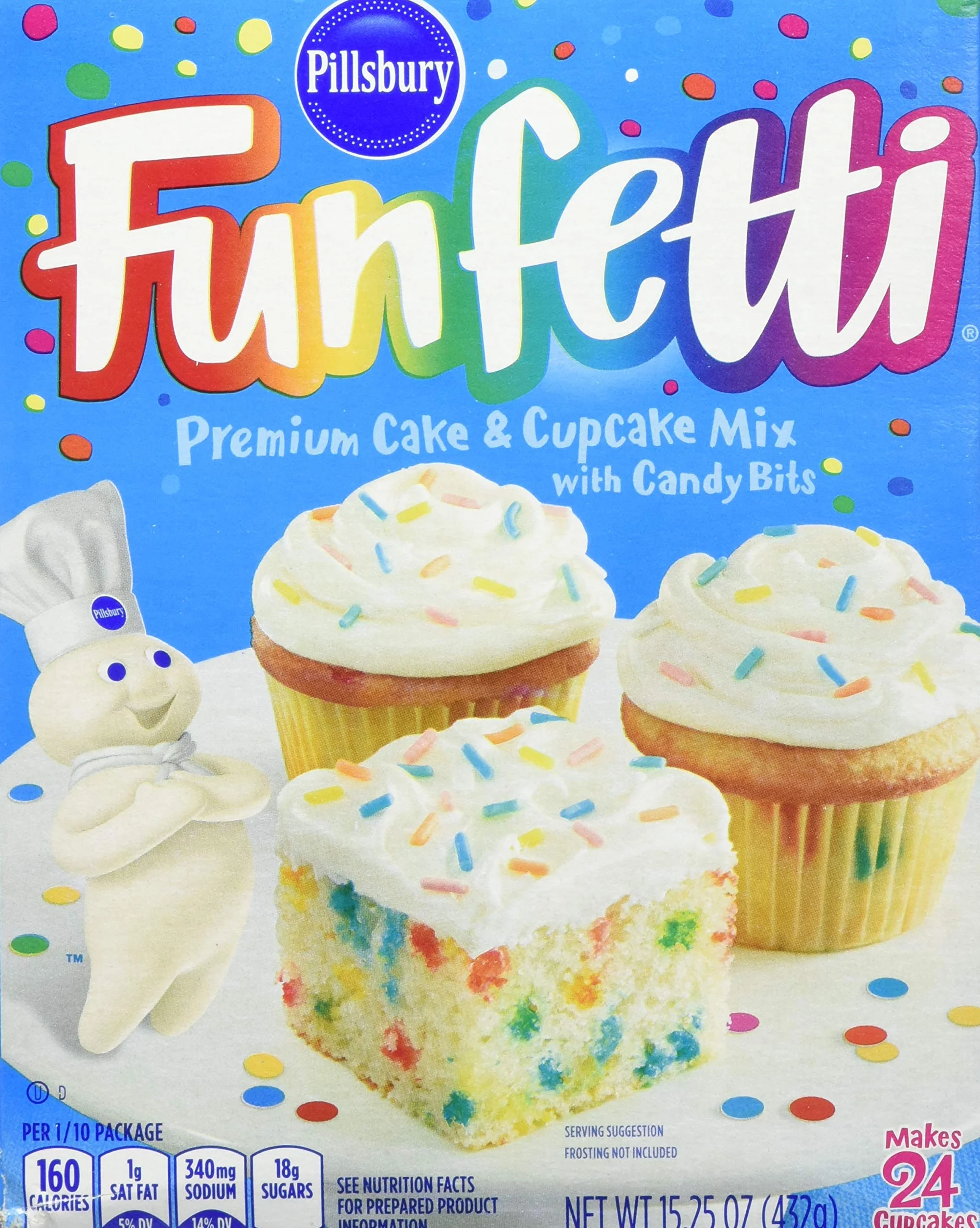 Pillsbury Funfetti Cake Mix 15.25 oz