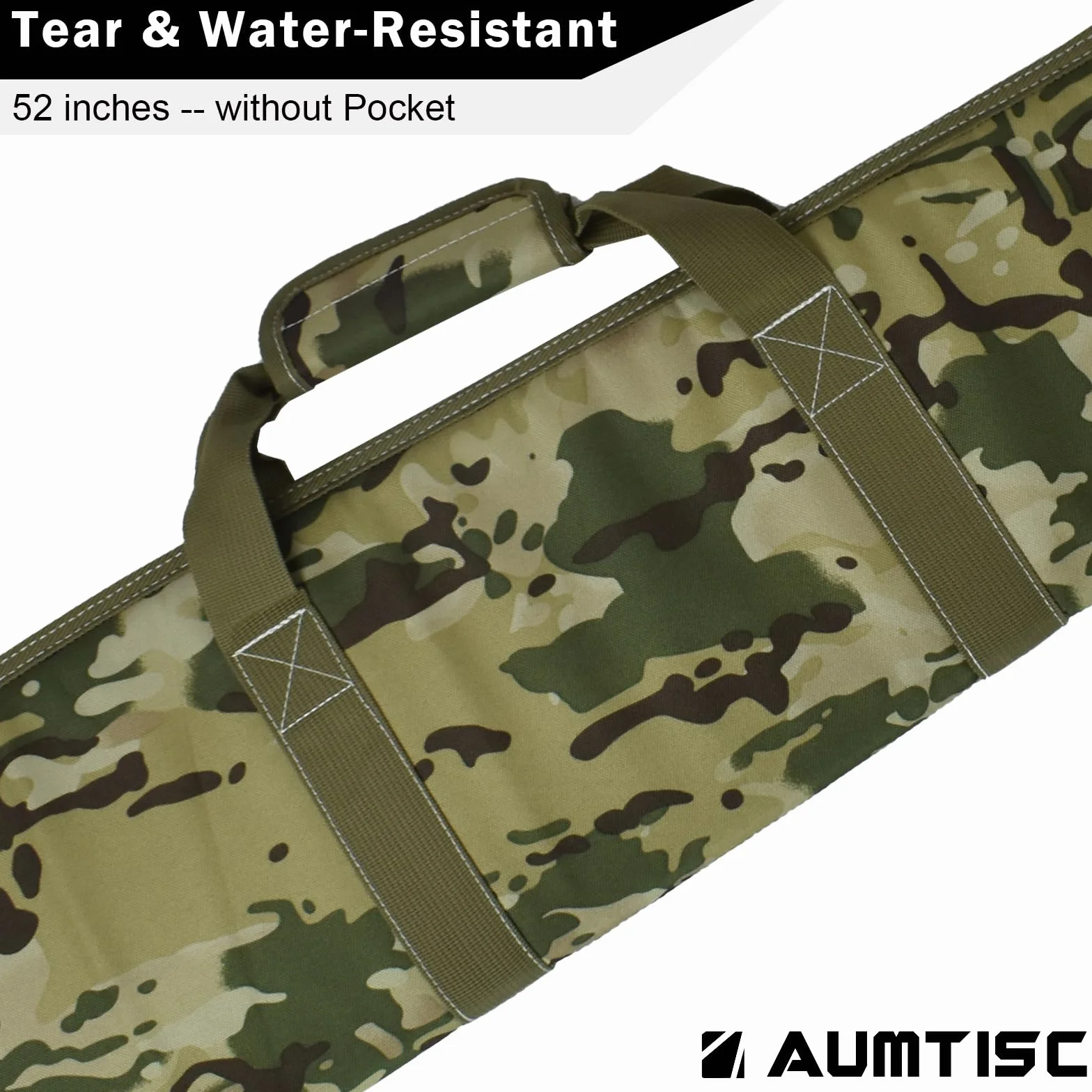 AUMTISC Maleta Rifle Escopeta Estuche Transporte Armas Largas Caza Tiro Espuma Acolchada
