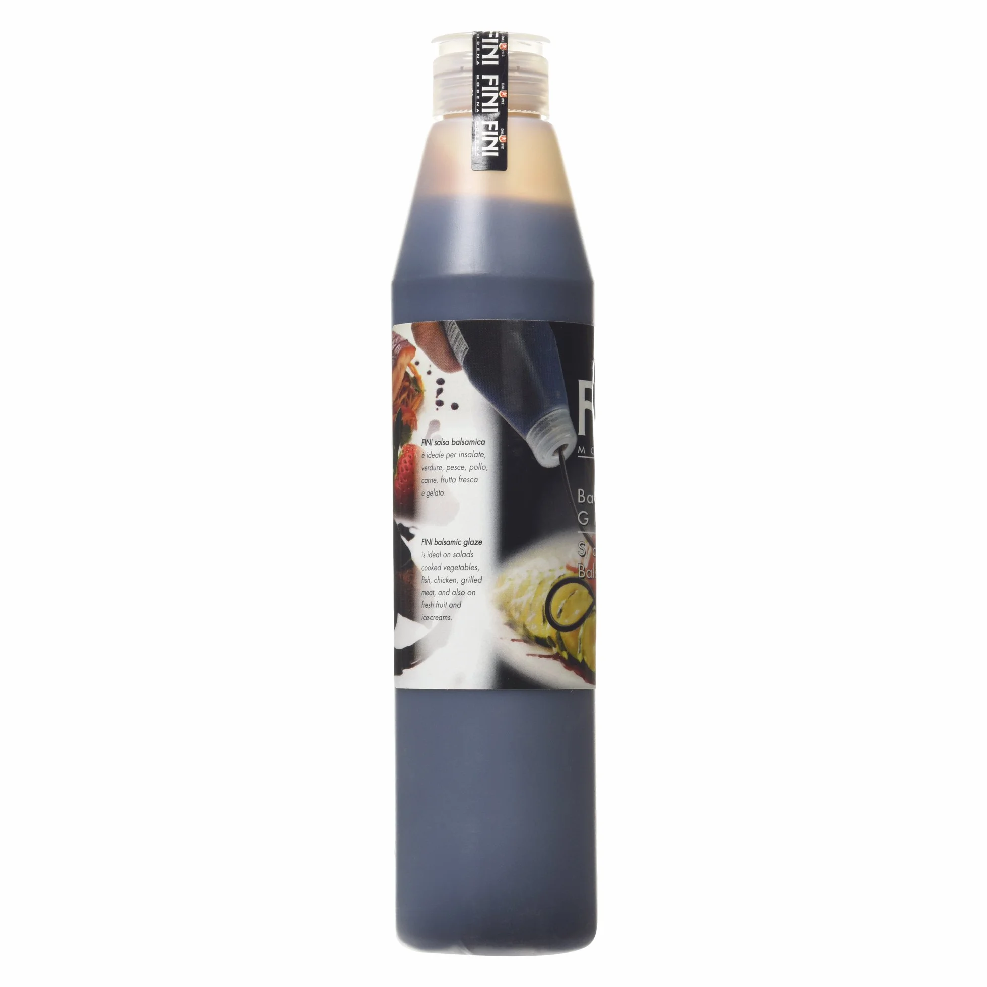 Fini - Vinagre Balsámico de Módena, Gourmet, Salsa Cremosa, Ensaladas y Vegetales, Sin Gluten, 380ml