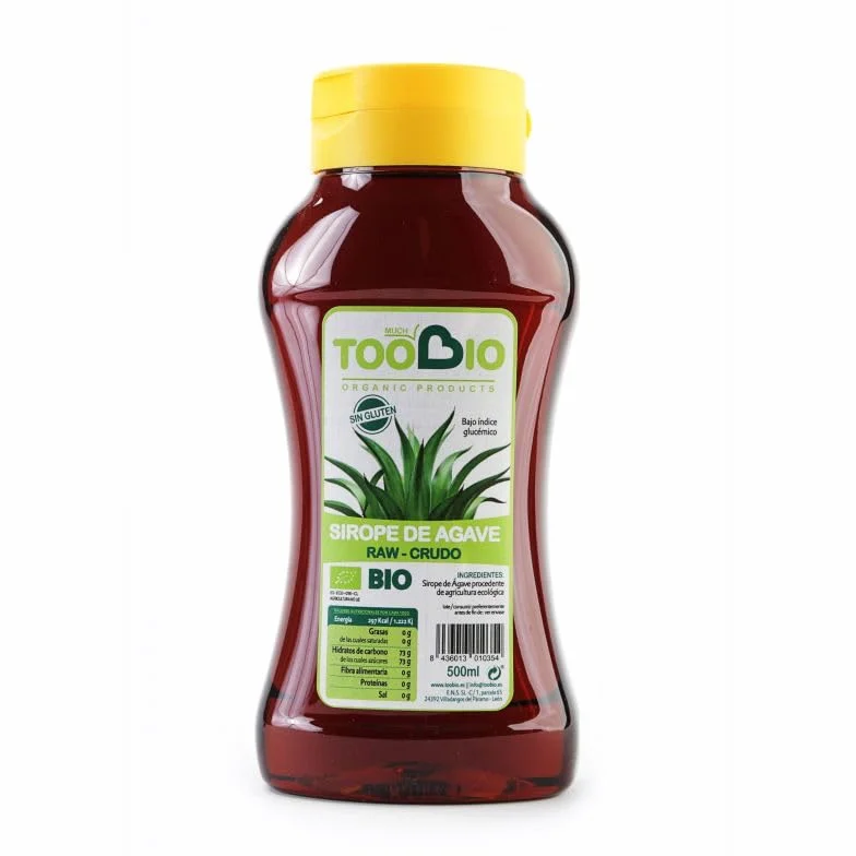 SIROPE AGAVE CRUDO BIO 500ML TOO BIO