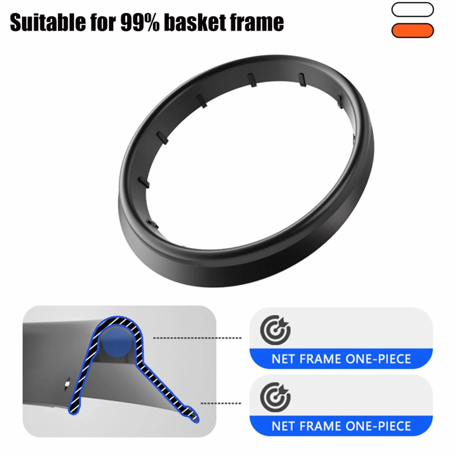 Red de baloncesto portátil de TPU para exteriores - Canasta de baloncesto de repuesto