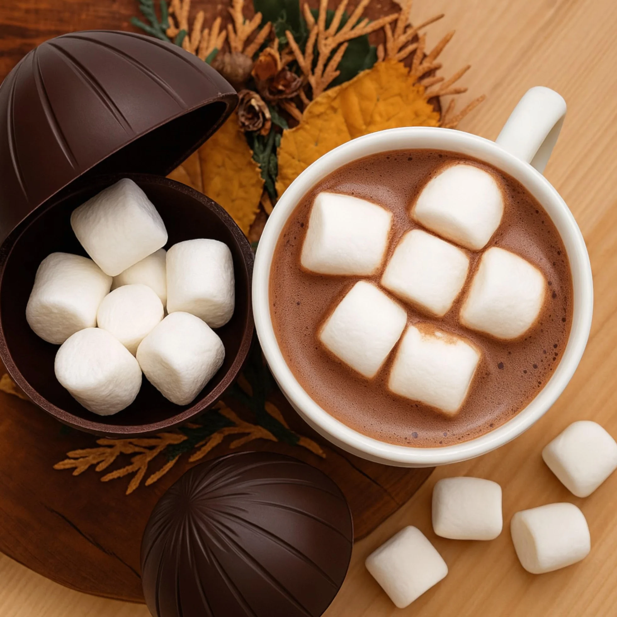 Magic Dark Chocolate ball set de bolas de chocolate con mini malvaviscos rellenos 3 cajas 9 bolas