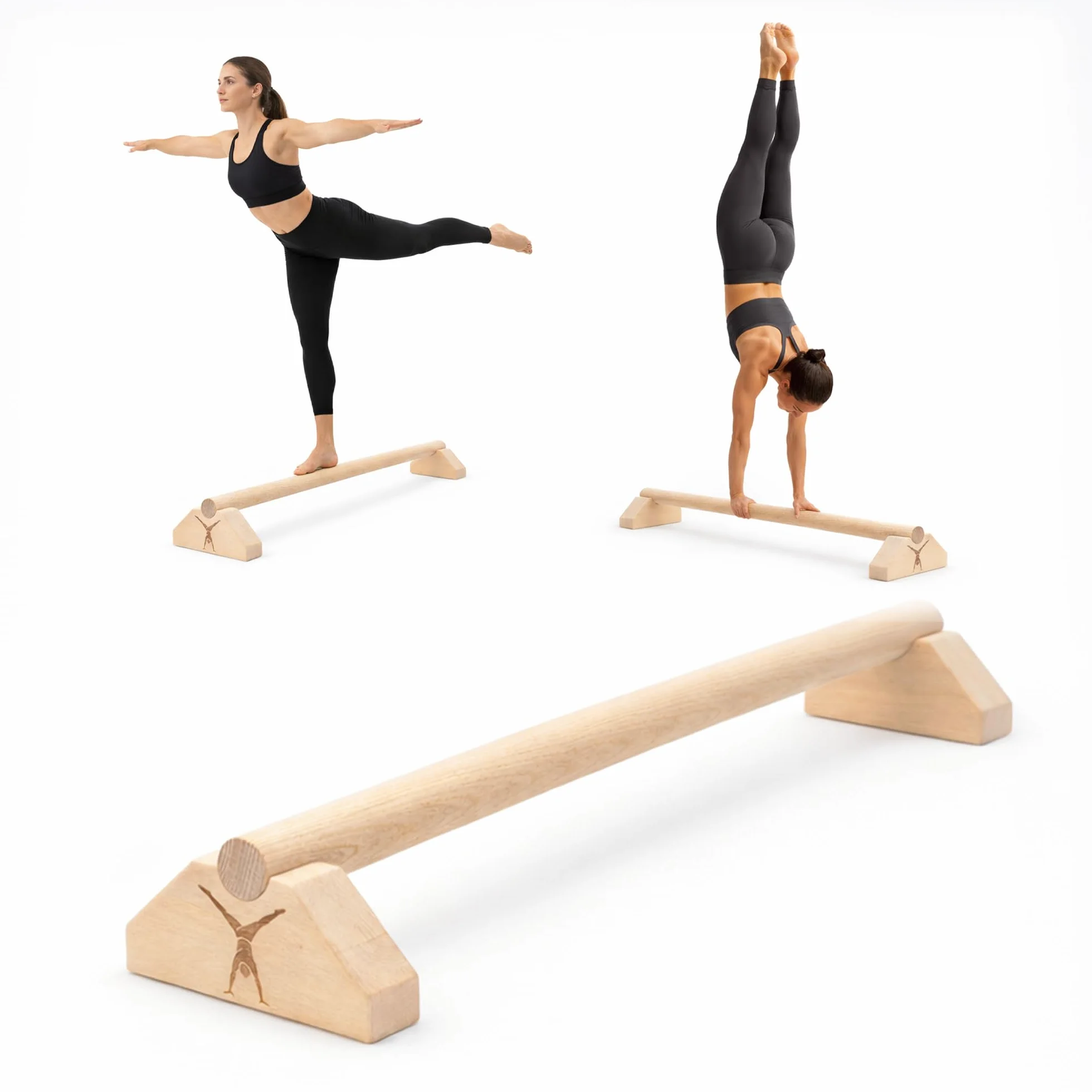MAMOI Parallettes de entrenamiento calistenia, barras paralelas antideslizantes para flexiones fitness
