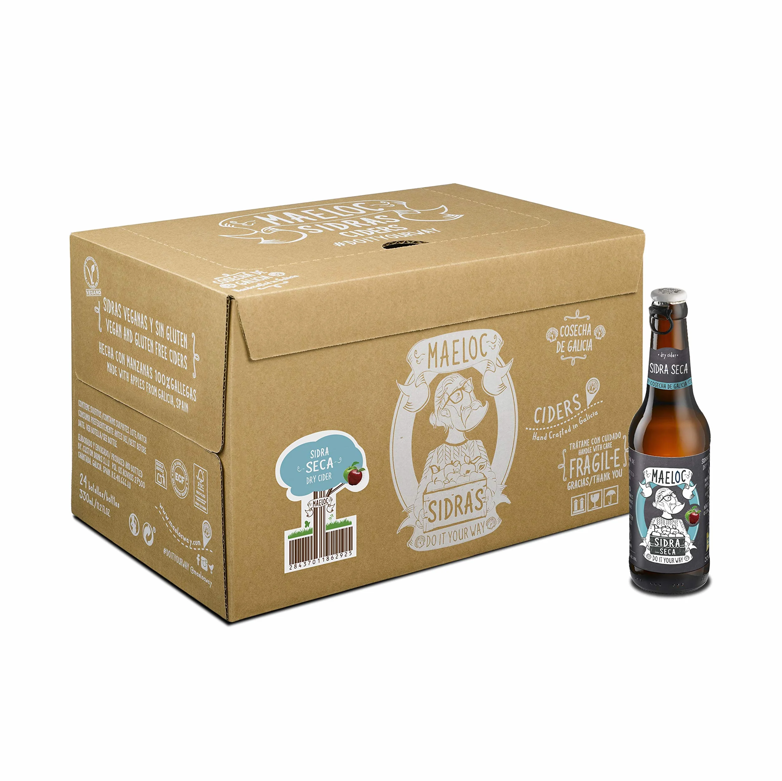 Maeloc Sidra Seca - 24 botellas x 330 ml