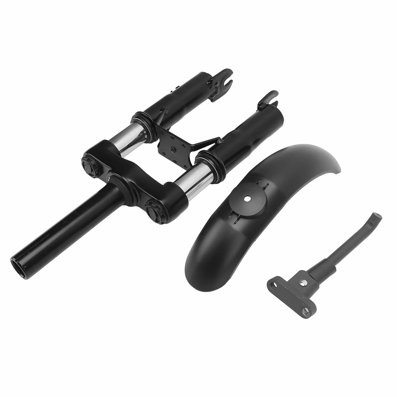 Kit de Suspensión Delantera para Xiaomi M365/M365 Pro/M365 Pro 2/1S, Amortiguador con Soporte para Pies y Protector de Barro