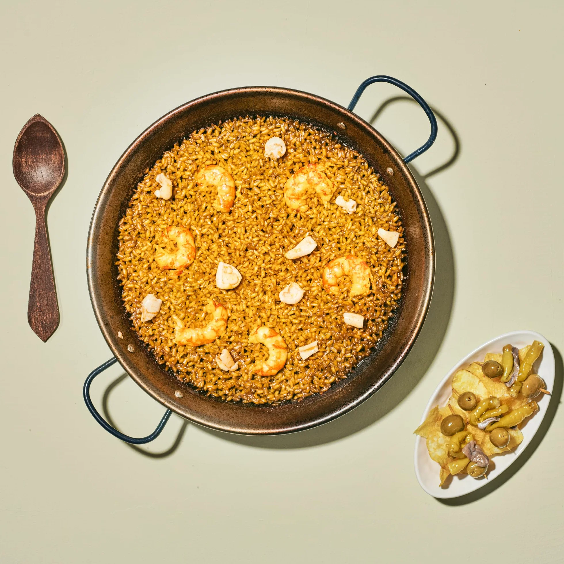 EL PAELLER - Preparado Arroz del Senyoret | Sabor Auténtico | Cocinado Artesanalmente a Leña | Ingredientes 100% Naturales | Para 2-3 Personas | Fácil de Preparar en solo 18 Minutos | Sin Gluten