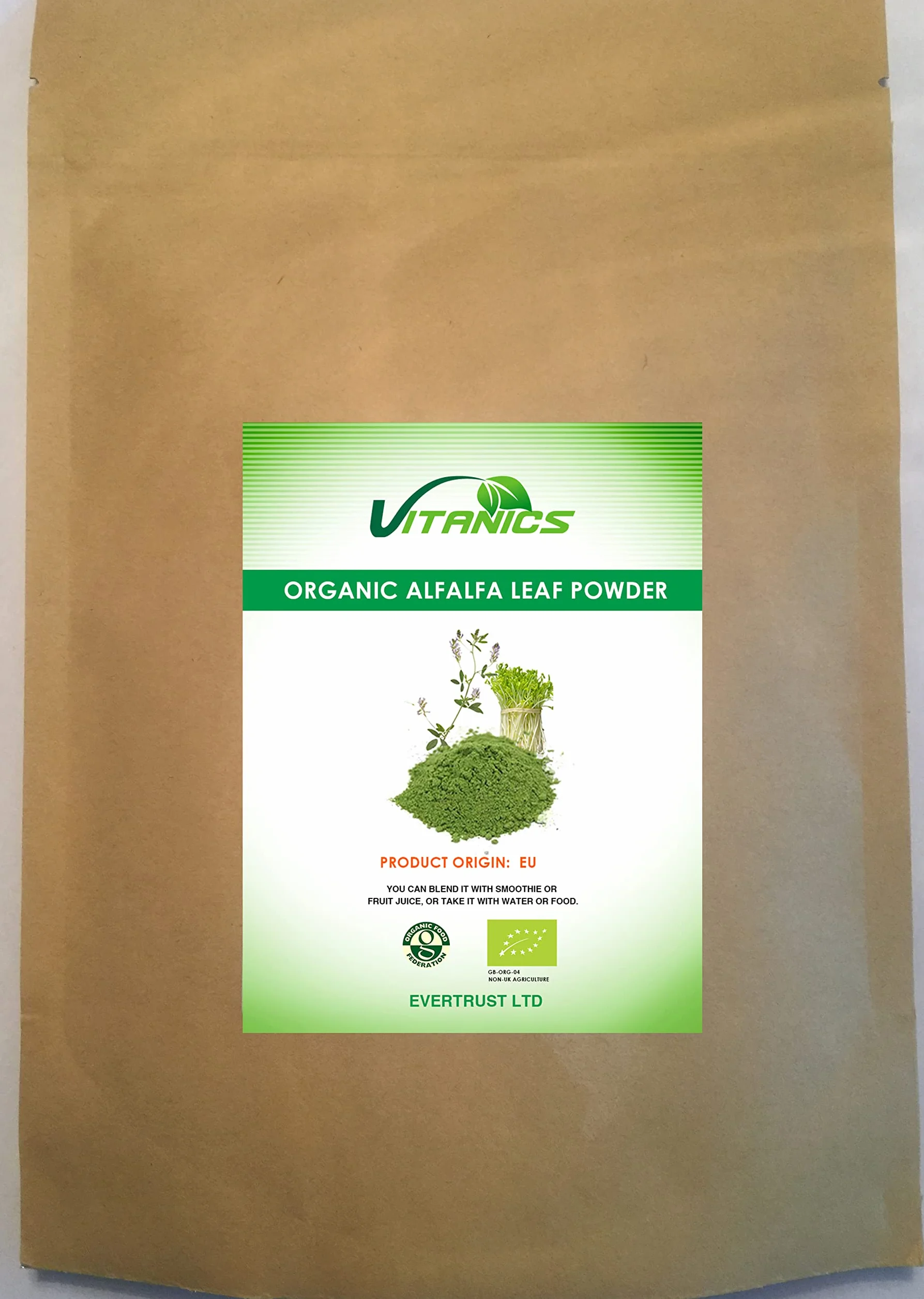 Alfalfa en Polvo Organico UE (200g)