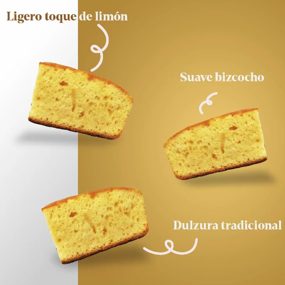 LAPASION - Bizcocho COC envuelto | Bizcochos Casero | Individual | Sobaos | Bollos caseras | Bollería | Ideales para Desayunos y Meriendas | 2 Kg