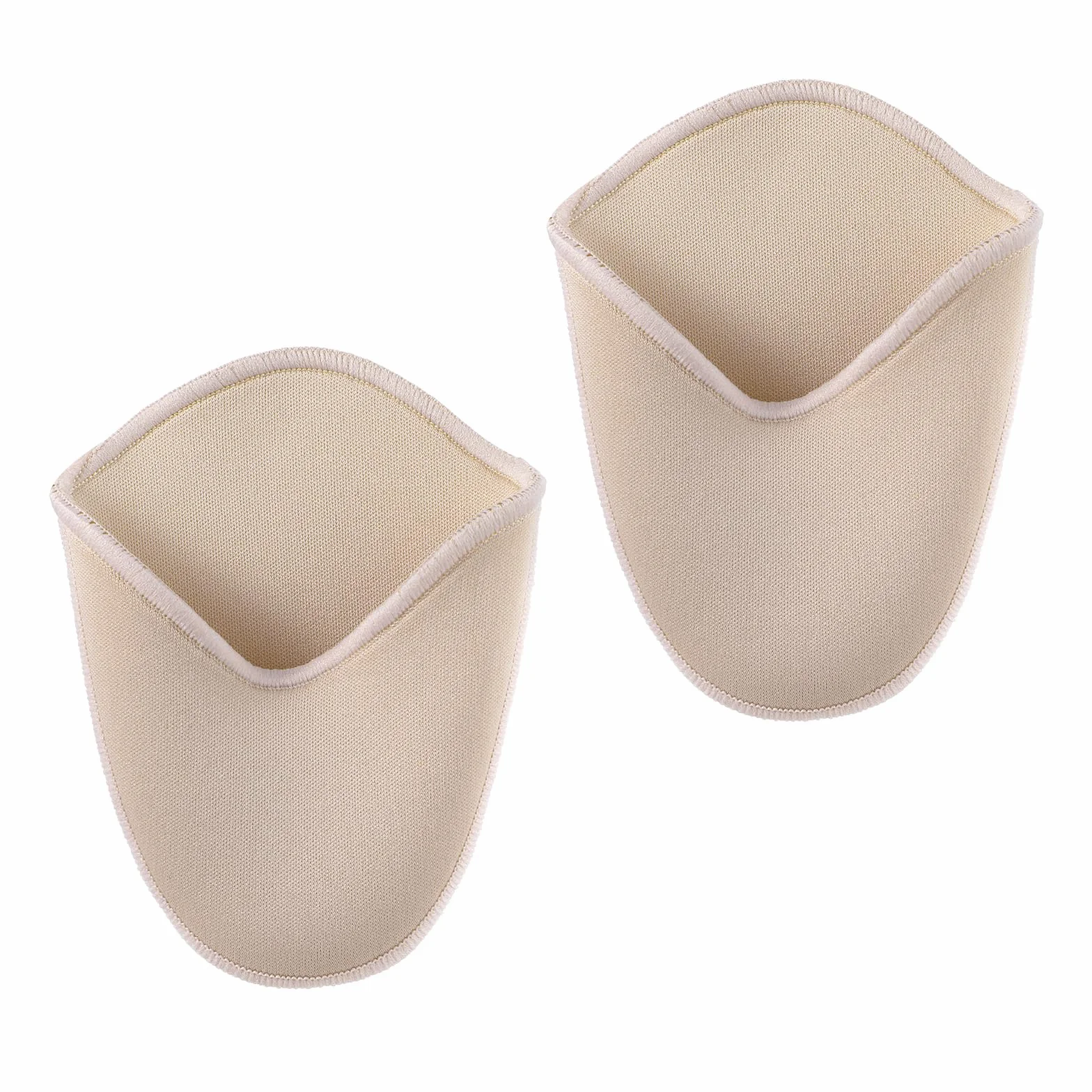 Protectores de dedos de silicona para zapatos de ballet, punta blanda (rosa)