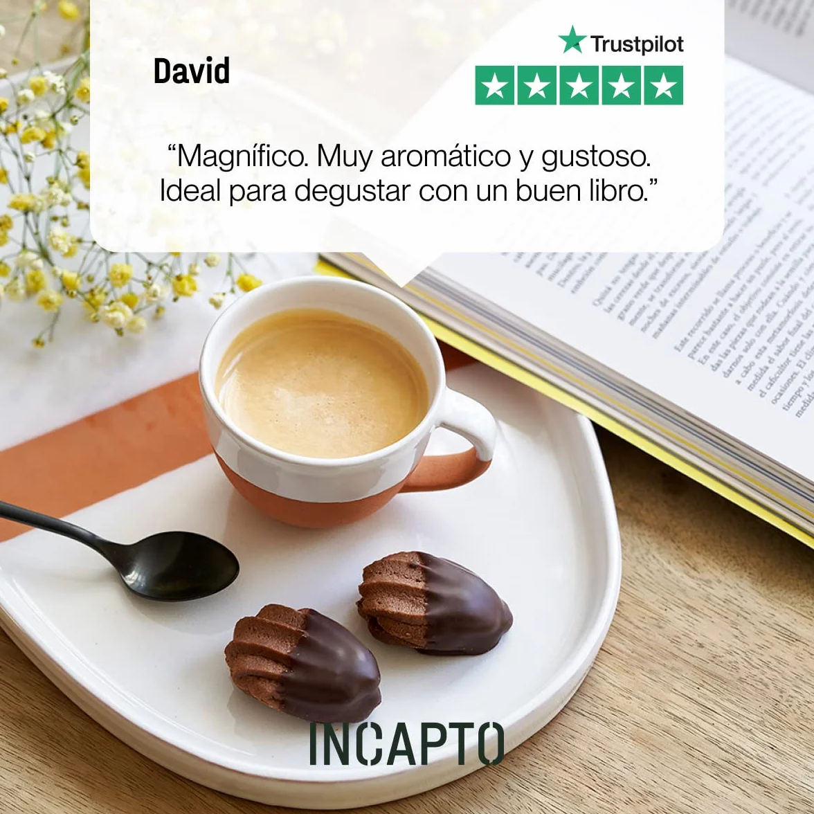 Incapto Café en Grano de Especialidad 1kg Brasil 100% Arábica Specialty Coffee 84 puntos SCA Tueste Natural Artesanal