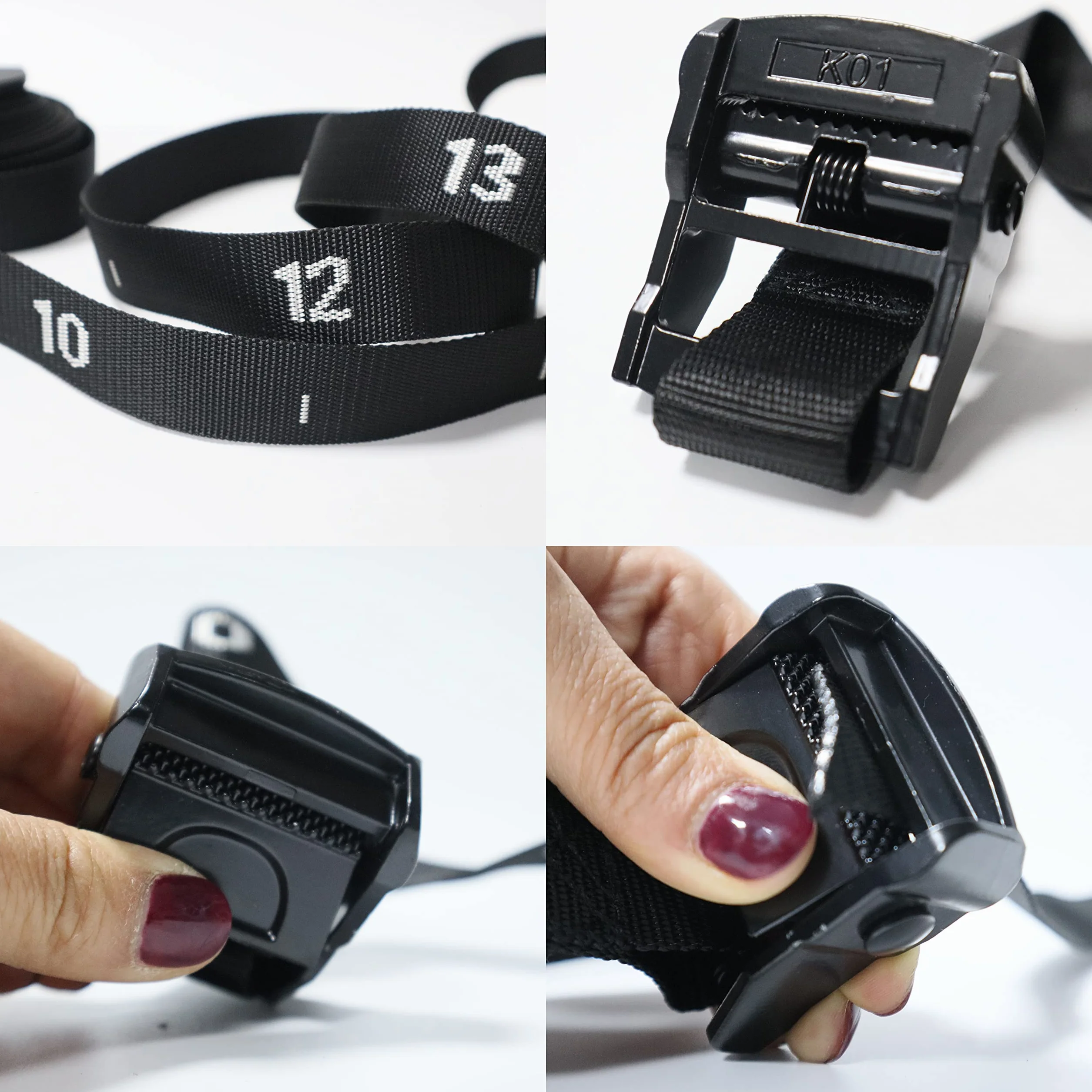 VLFit Anillos de Gimnasia de Madera 32 mm 28 mm Diámetro Hebillas Ajustables Correas para Gimnasio Olímpico