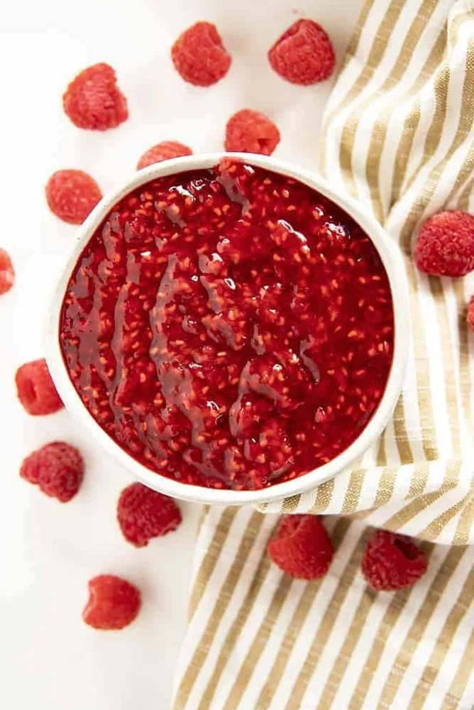 Puré de Frambuesa Premium, 1 kg, Sorbete, Postre, Frambuesa - Puré de Frutas, Pulpa