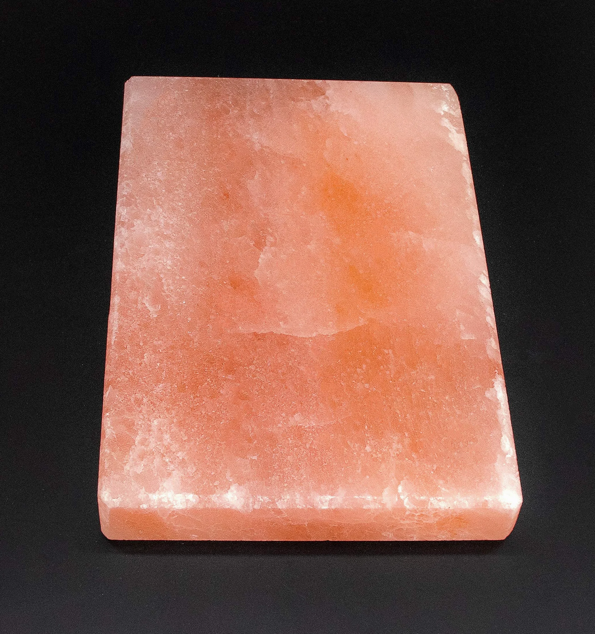 Spantik Plato de cocina de bloque de sal del Himalaya de 12 x 8 x 1.5 pulgadas para cocinar a la parrilla, cortar y servir piedra de sal de roca de grado alimenticio, regalos únicos para ahumadores,