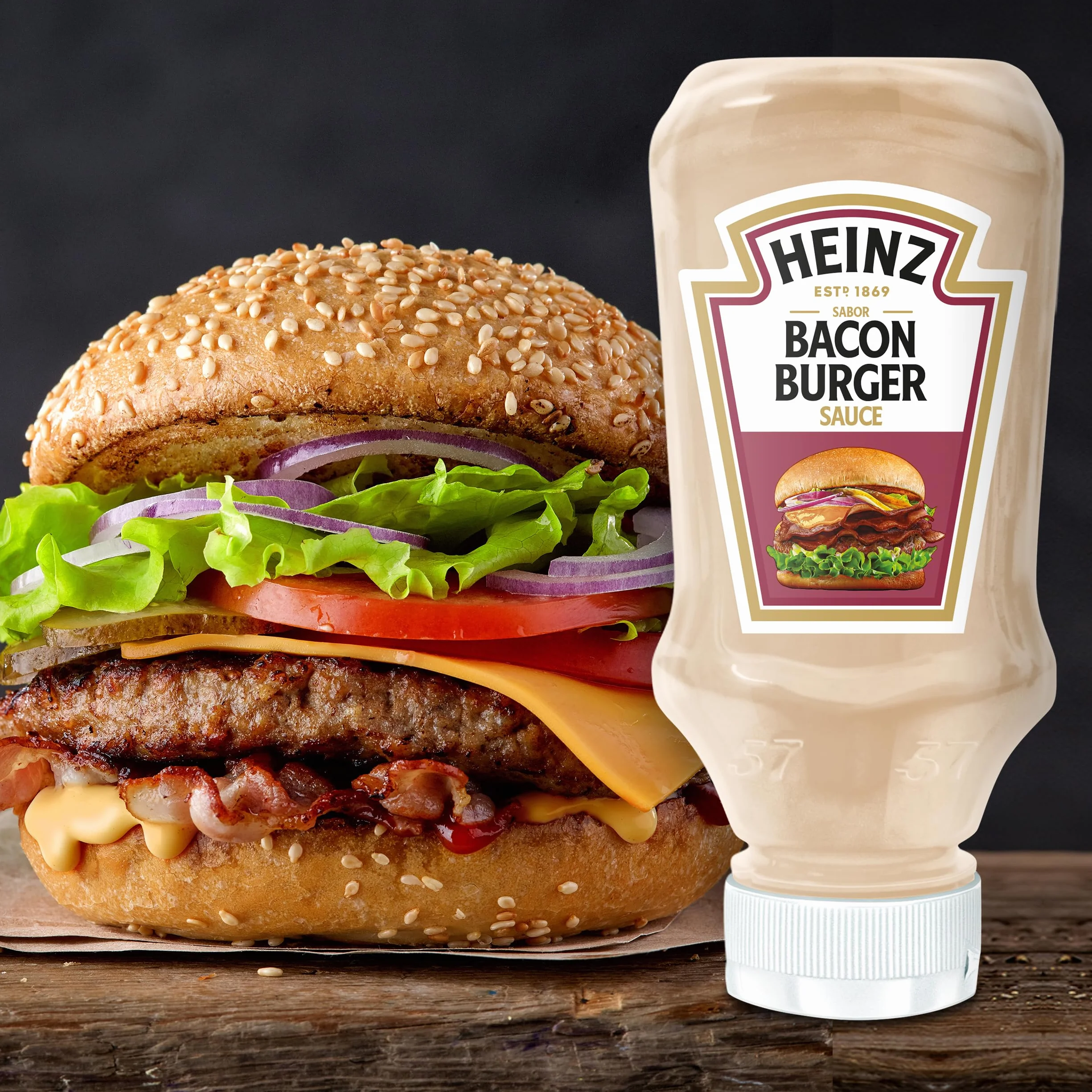 Heinz Salsa Bacon Burger 220ml