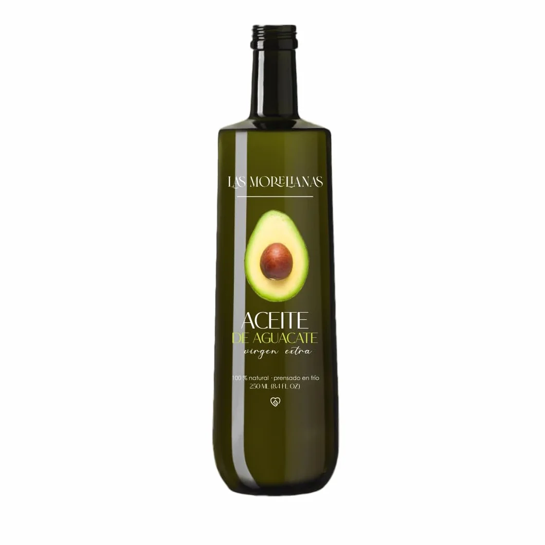 Las Morelianas Aceite de Aguacate Virgen Extra 100% Natural, Producido en México, Botella de Cristal 250ml