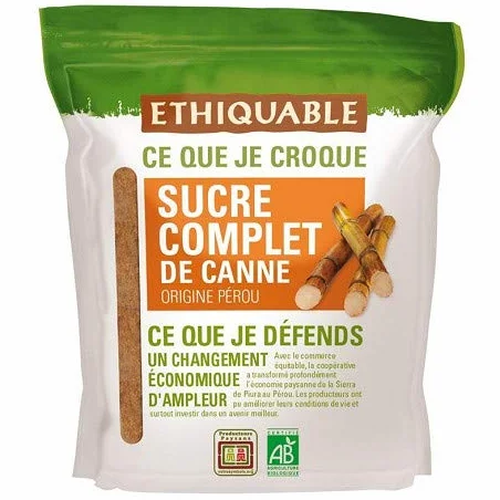 Ehilable – Azúcar completo en polvo de Perú 500 G – Lote de 4 – Se vende por lotes