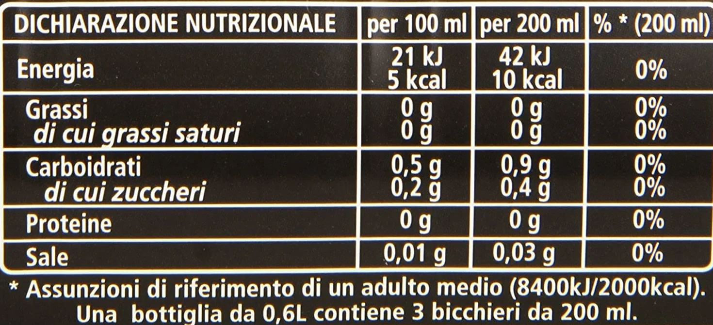 Limone Zero limonada sin azúcar PET 0,6 litros
