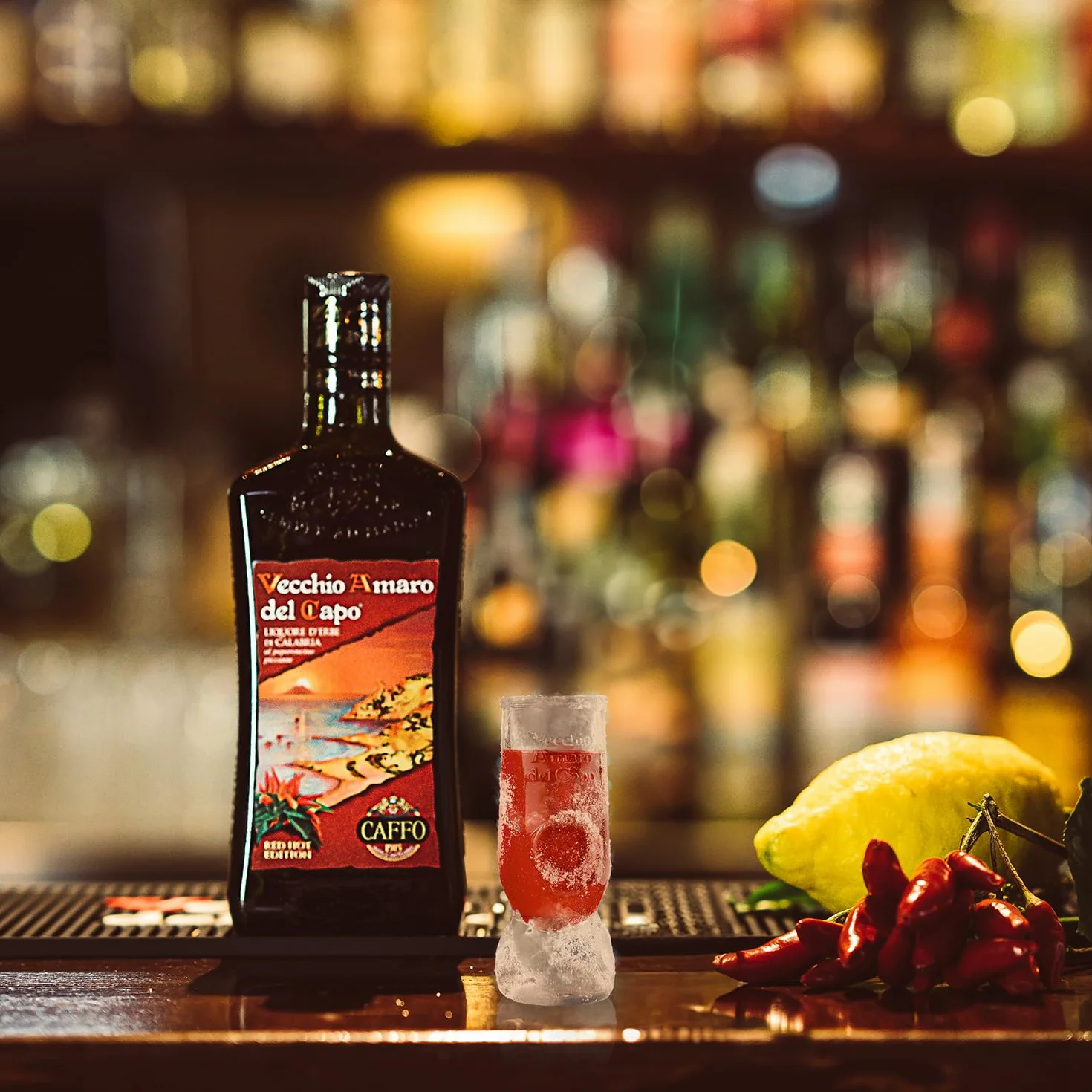 Vecchio Amaro del Capo Caffo Liquore Red Hot Edition 35% Vol. 0,7l
