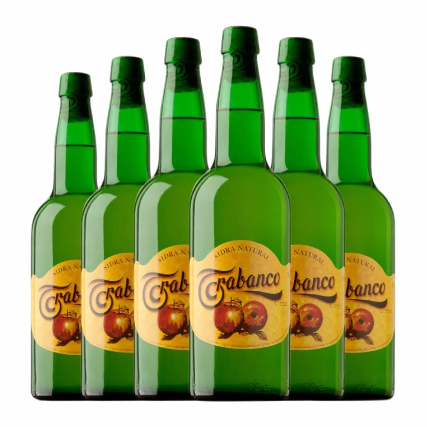 Sidra Trabanco Natural de Asturias 75 cl (Caja de 6 Botellas de 75 cl)