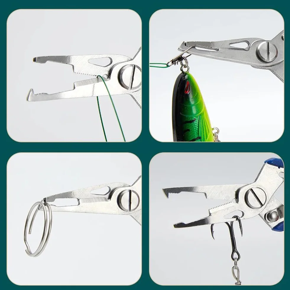 Alicates de Pesca Multifuncionales Acero Inoxidable 3 Piezas