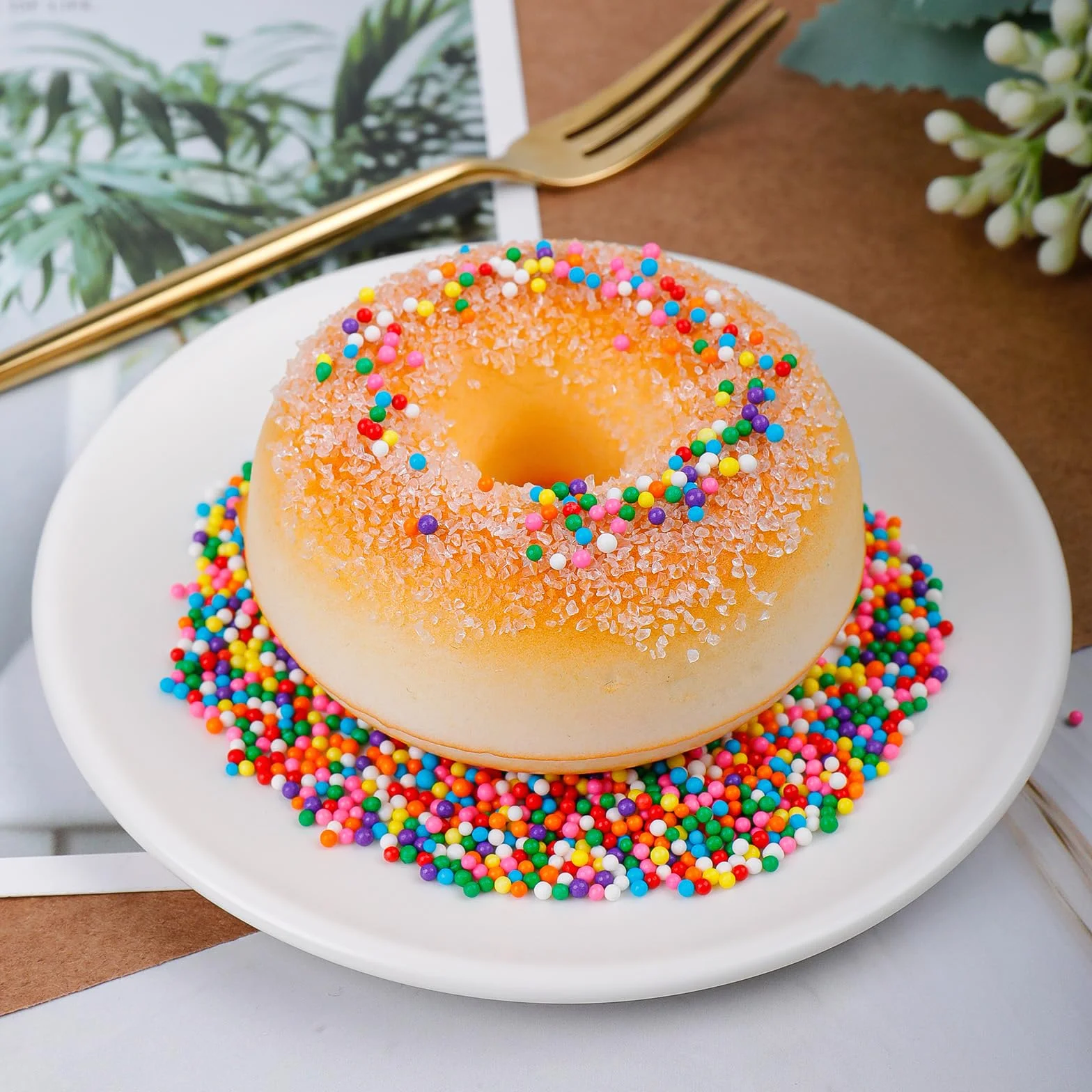Perlas Arcoíris Comestibles (130g) - Fideos de Azúcar Multicolor Miniesferas de Azúcar para Decorar Helados, Pasteles, Tartas, Cupcakes y Magdalenas, Nonpareils Sprinkles