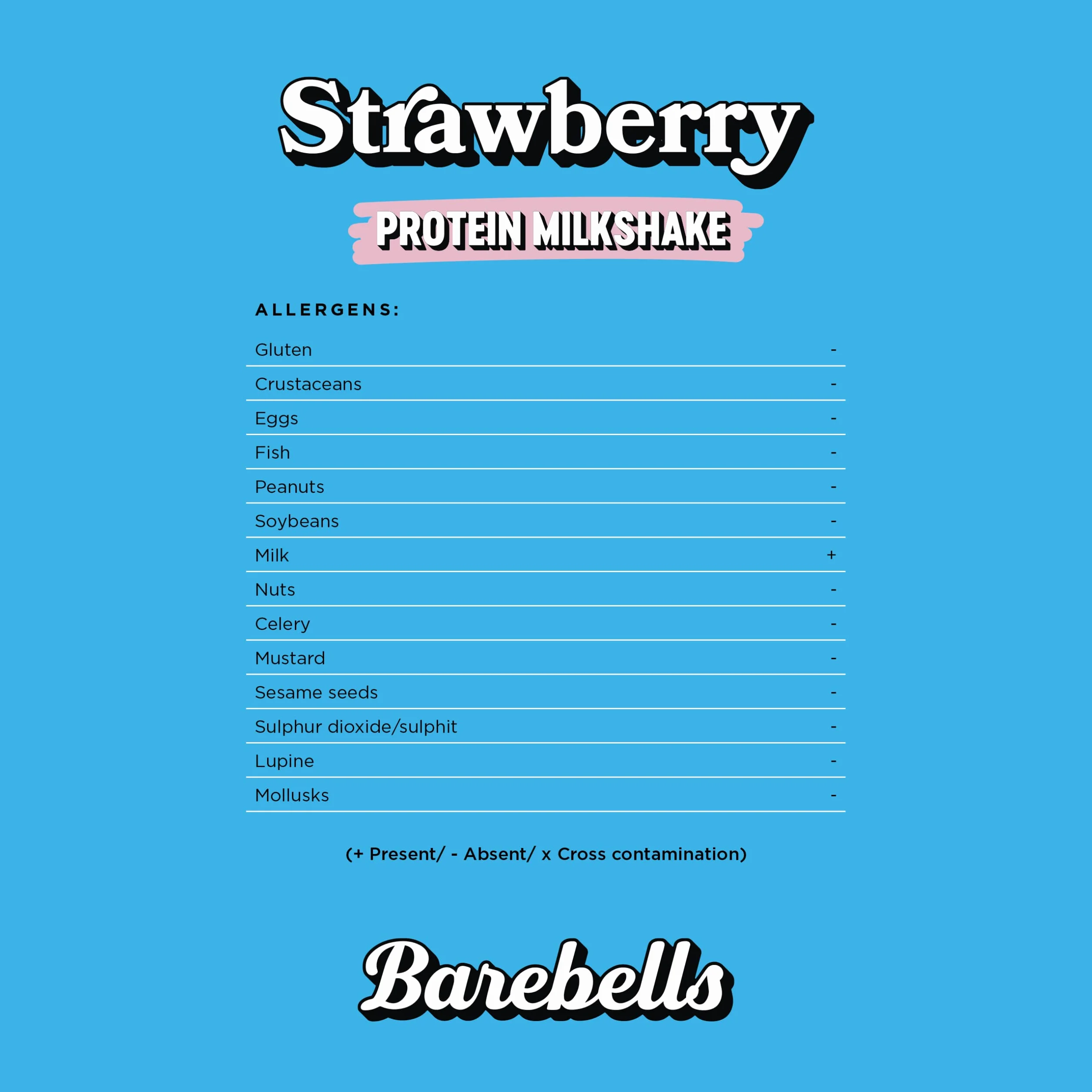 Barebells - Pack De Barebells Batido (8x330 Ml) - Batidos/Bebidas Proteicas - Pack de batidos de proteínas - Fresa