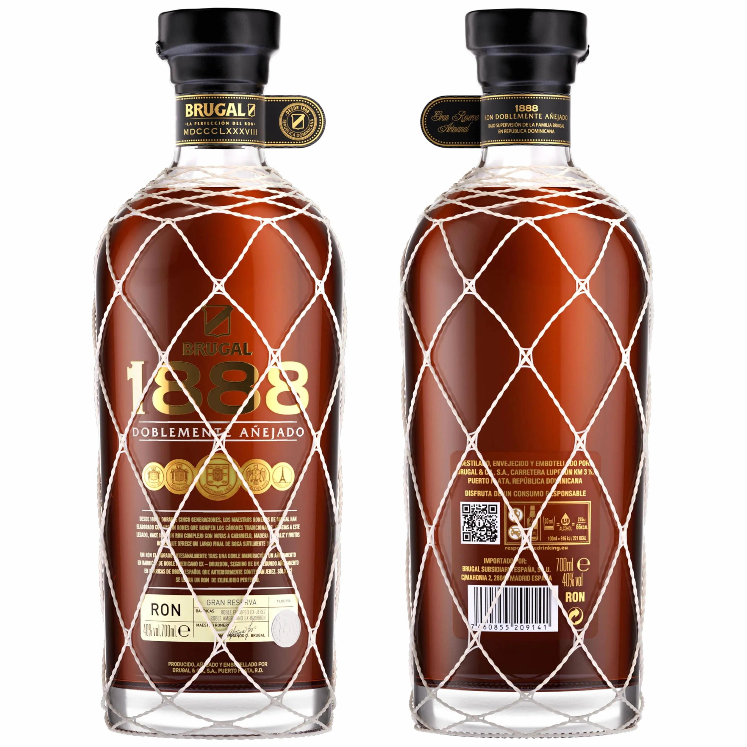 Brugal 1888 Gran Reserva Ron Dominicano Doblemente Añejado 70cl