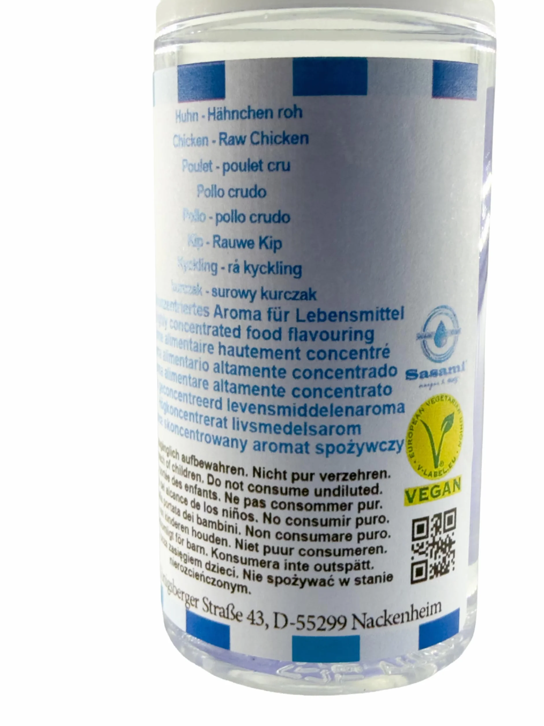 Pollo crudo aroma concentrado - Vegano - Sasami - 10ml