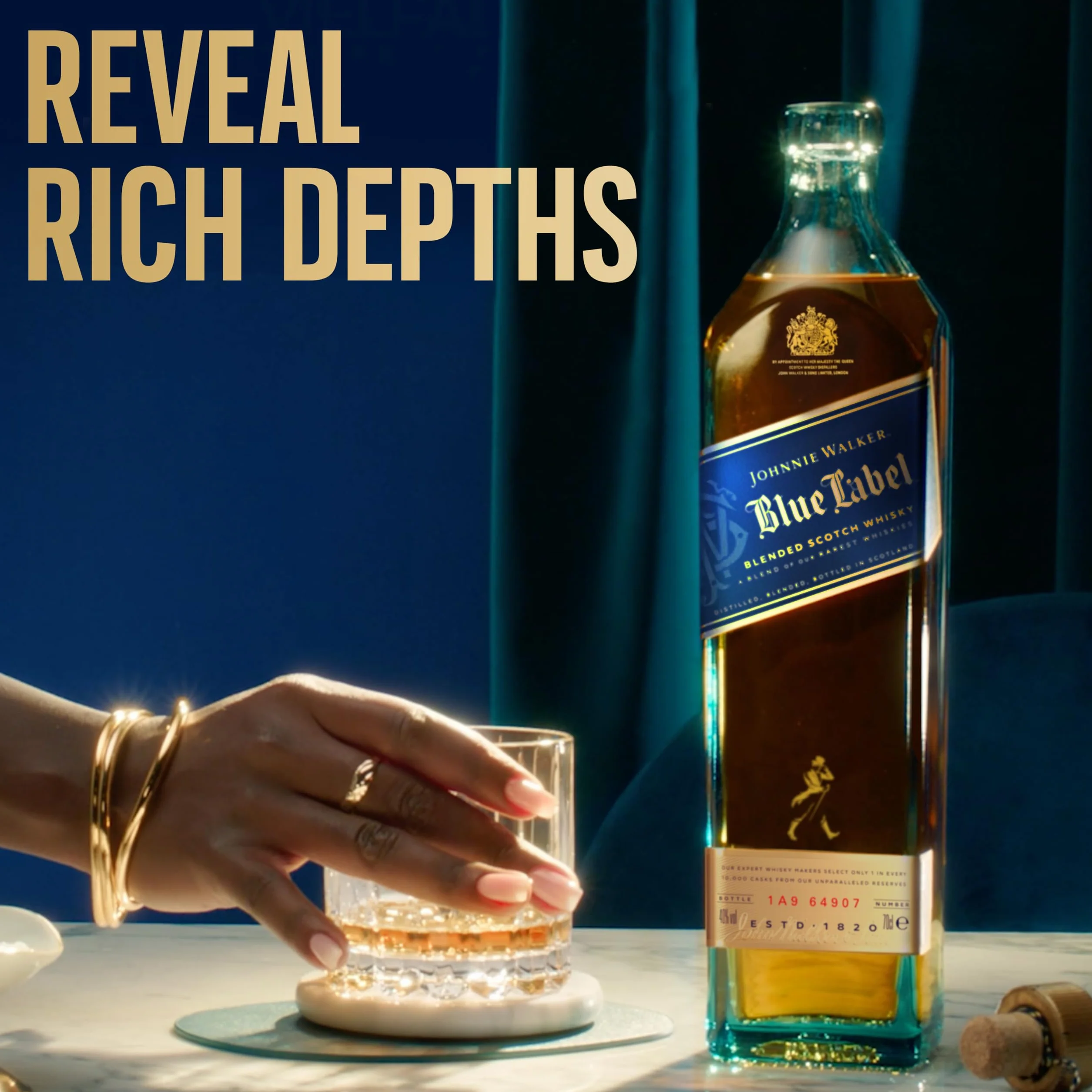 Johnnie Walker Blue Label 0,7L (40% Vol.) + GP