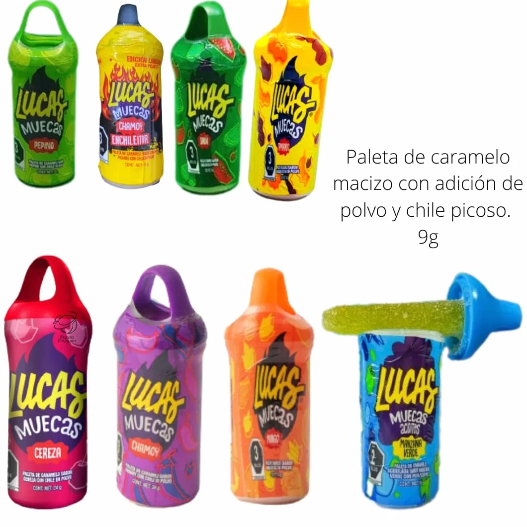 TLT FOODS Lote Snacks Mexicanos - Pepinillo encurtido, golosinas y dulces picantes enchilados - Mix Surtido para regalar, Caramelos, Candy Box, Chamoy, Tamarindo, Tajin (S)