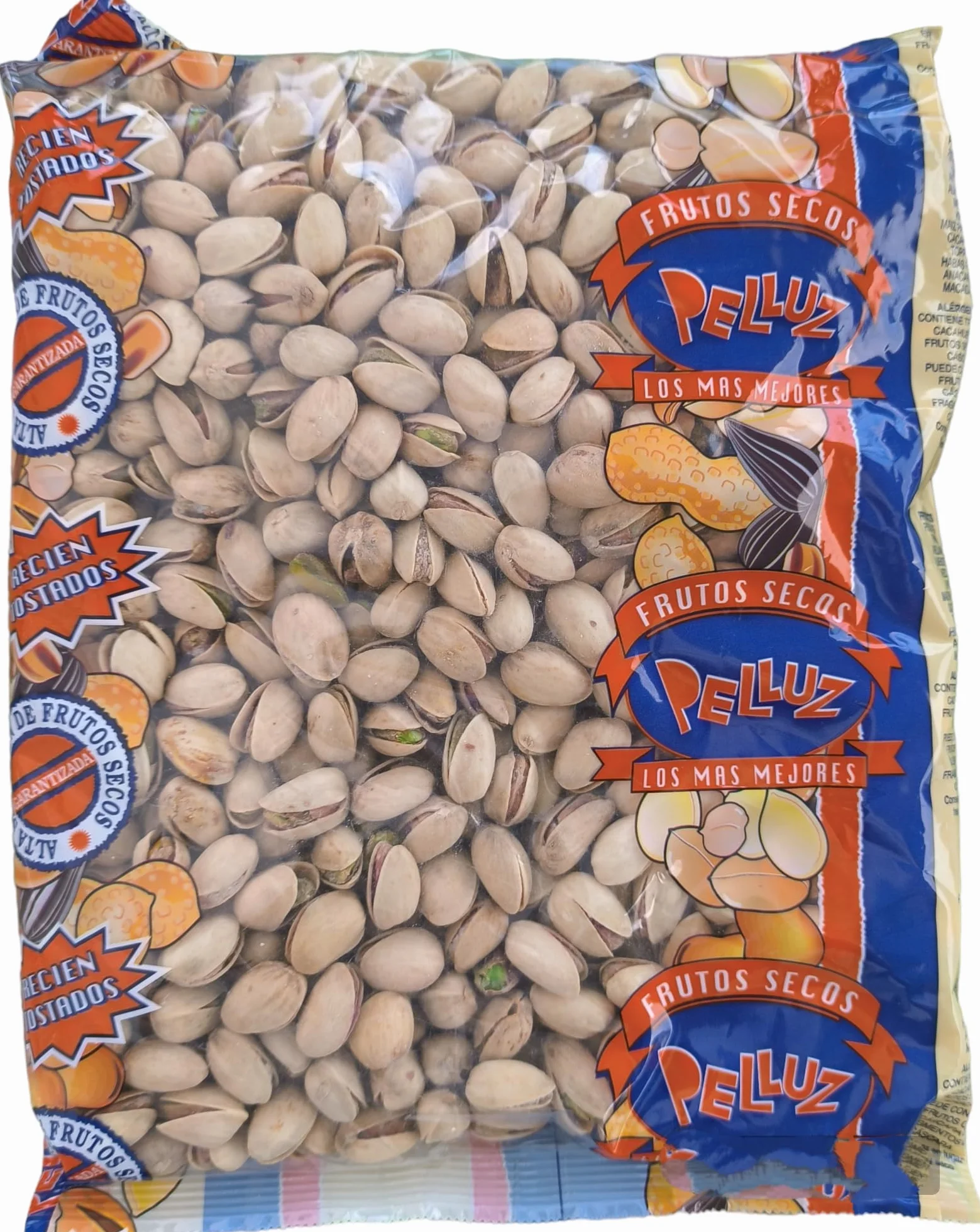 Pistachos Gigantes Tostados con Sal - Bolsa 1 Kg - pelluz (Origen USA)