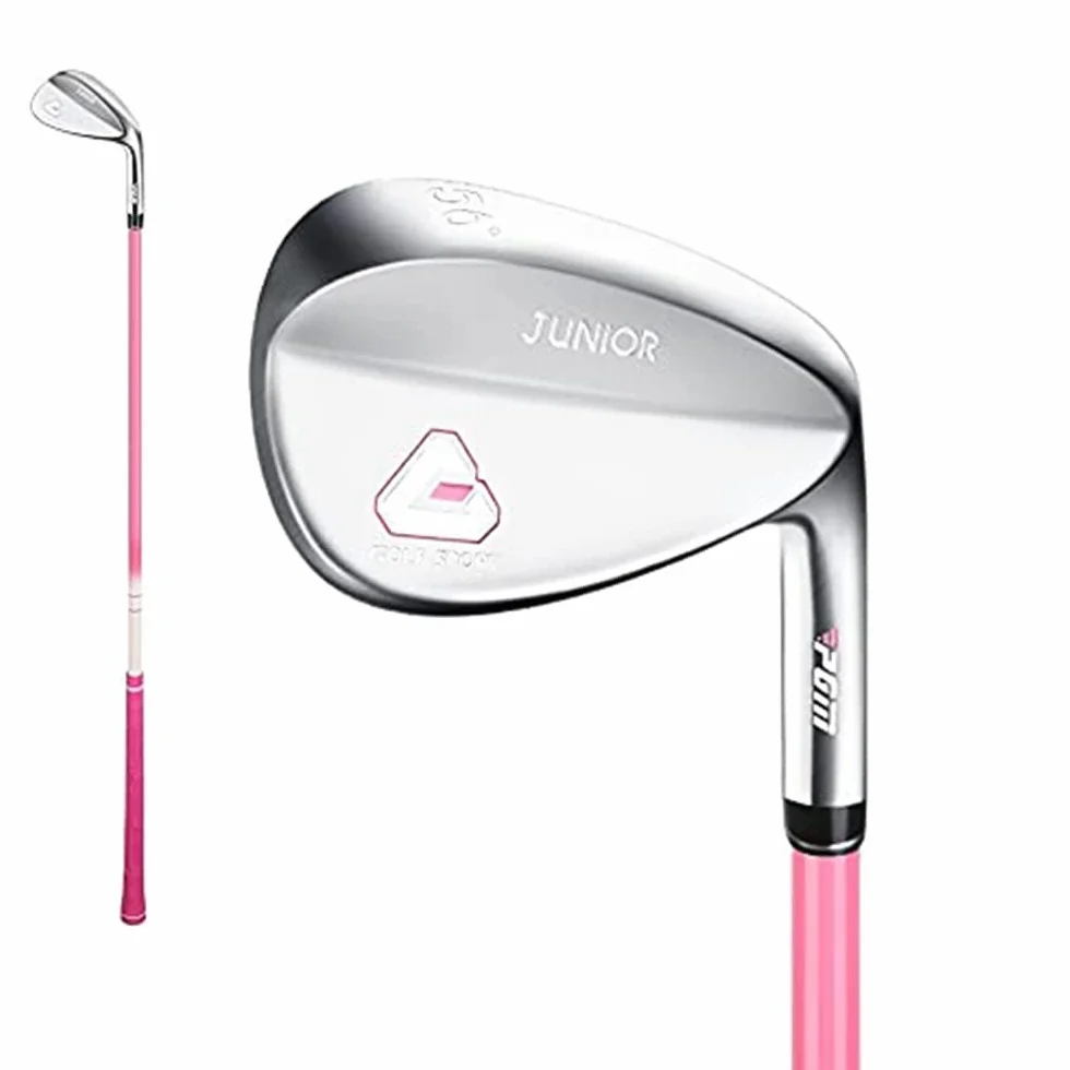 Cuña de arena de golf 56° para jóvenes zurdos y diestros, eje de carbono niños 3-12 años