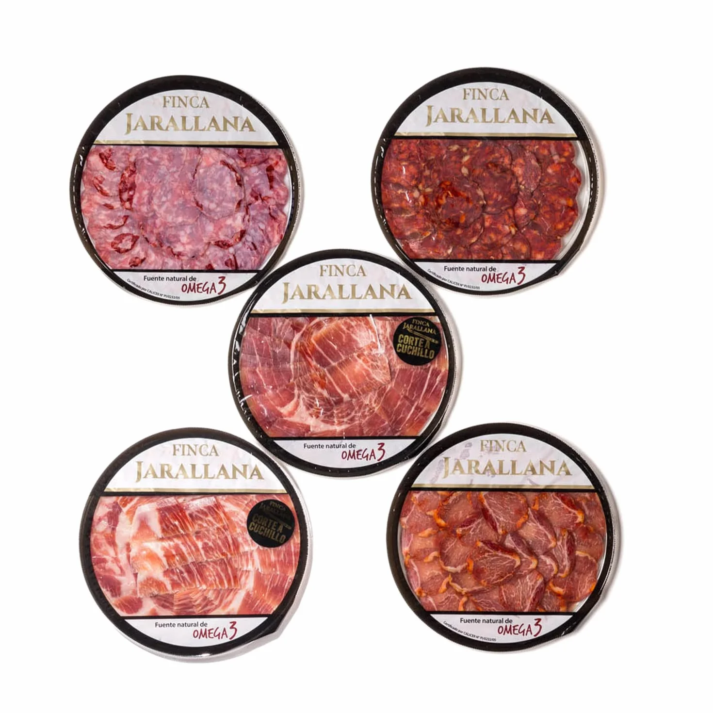 Finca Jarallana Surtido Ibérico Pack Embutidos 5 Platos 100 g Secado Natural
