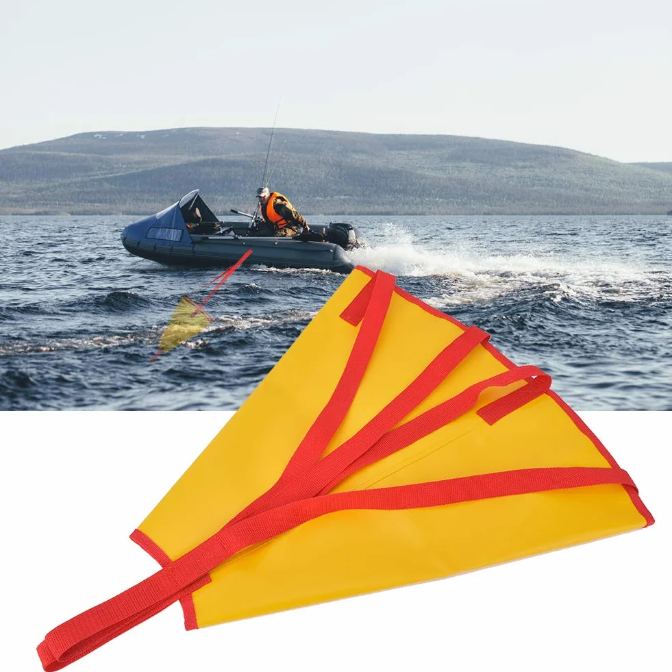Alomejor Heavy Duty PVC Sea Anchor Drogue Drifting Brake for Boat Speed Reduction