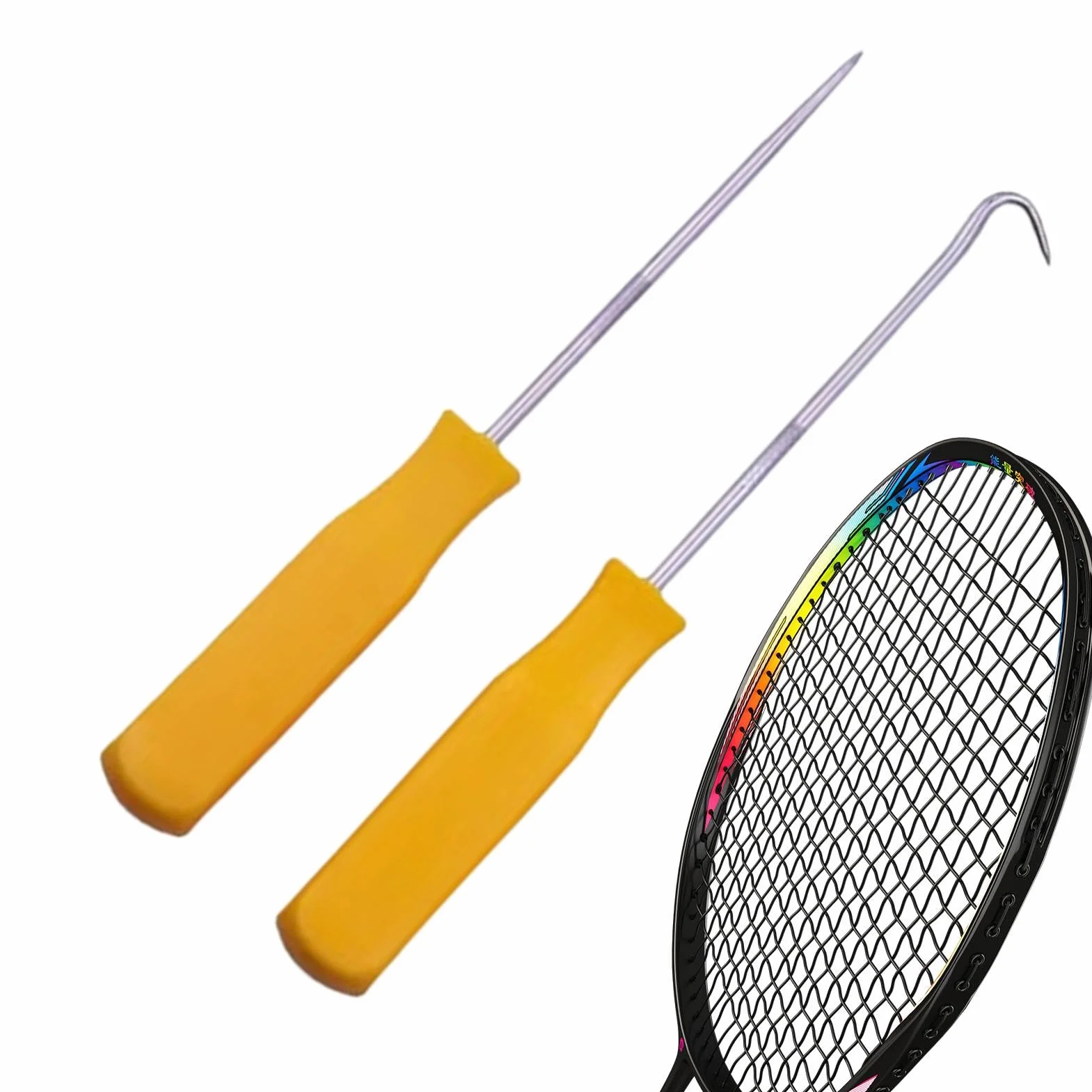 Herramienta de encordado de raqueta de tenis profesional, gancho y asistencia de cuerdas