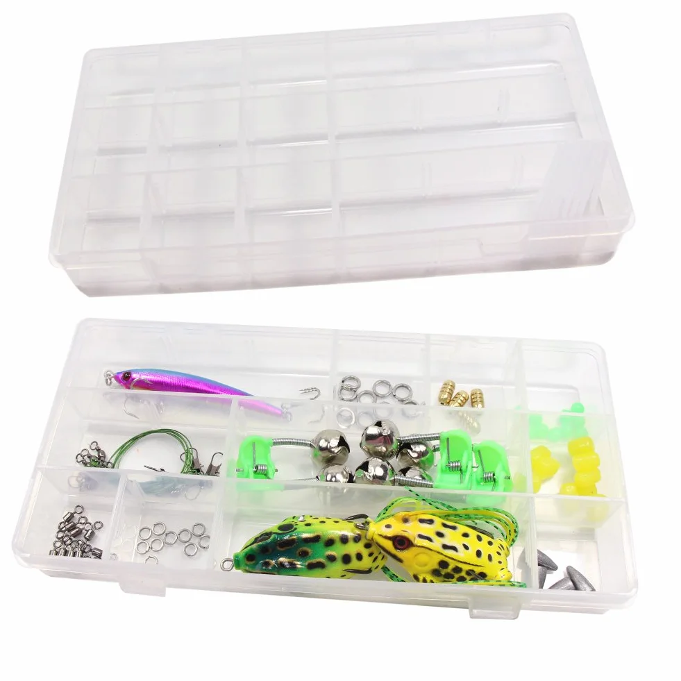 Croch Caja de Pesca 4 Compartimentos Ajustables Accesorios