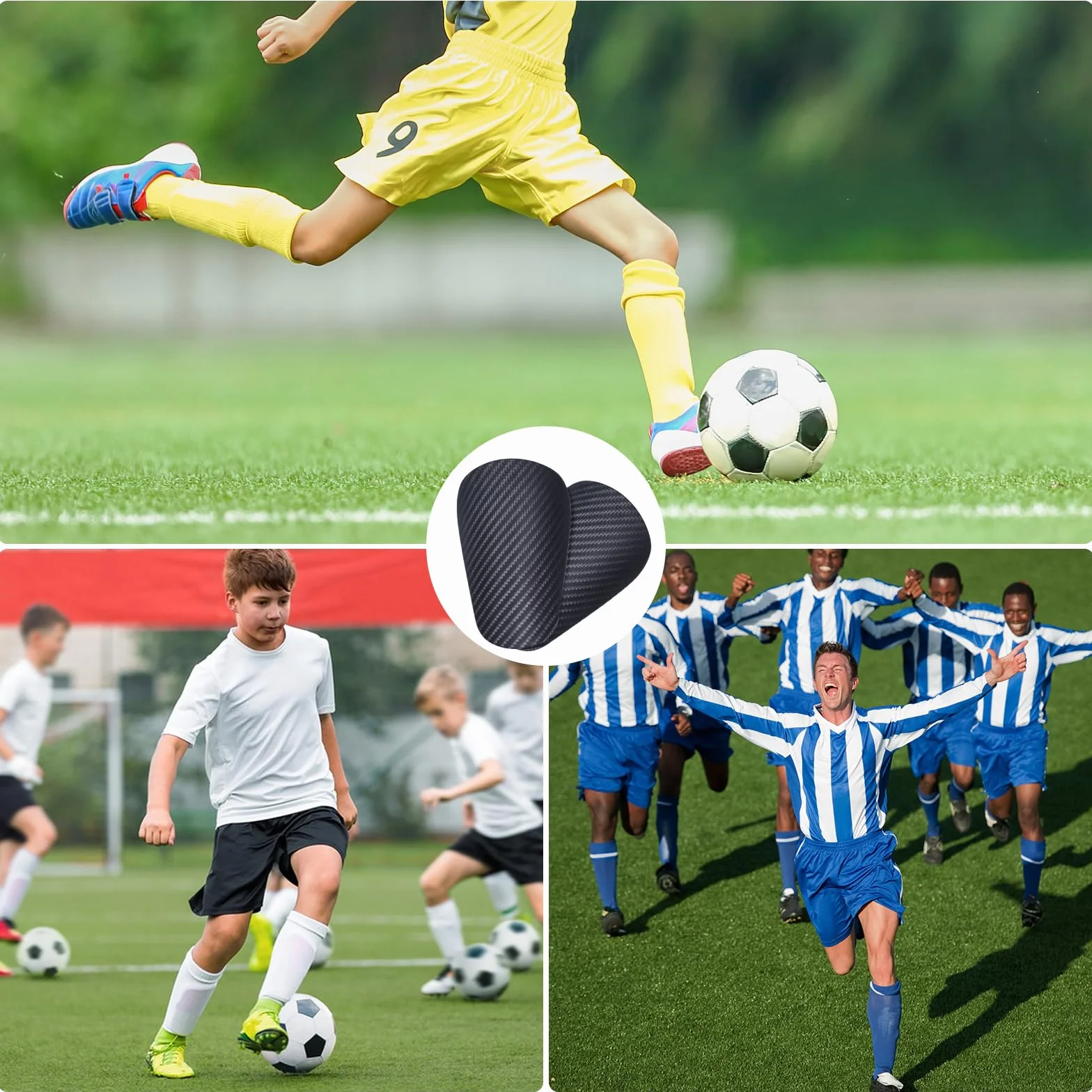 Espinilleras Fútbol Niño 40g Personalizadas 10×6,3 cm Adolescentes Adultos