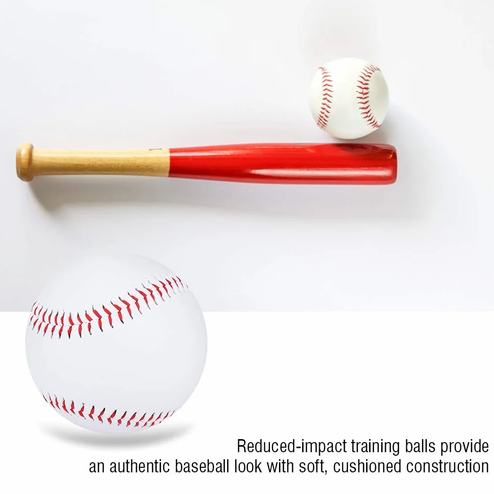 Pelotas De Béisbol De PVC y PU Suaves Para Práctica Niños