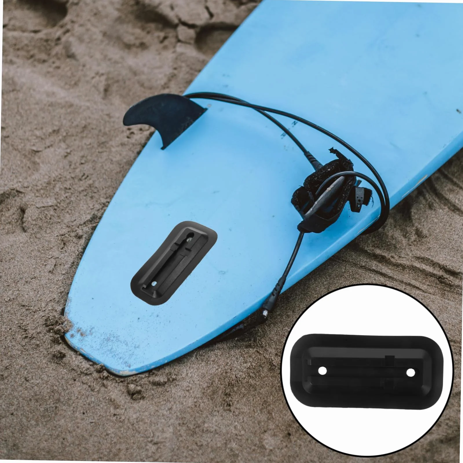 Base de Aleta para Tabla de Surf en PVC Resistente, Accesorio Versátil para Paddle Surf