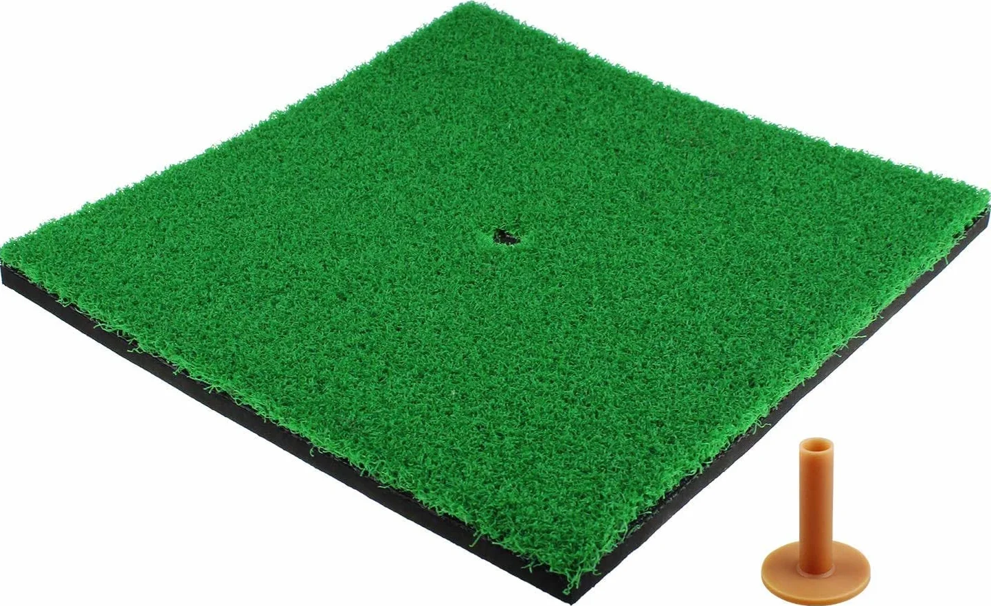 Crestgolf 12"x 12" Alfombrillas de Golf SBR para Interior/Exterior con Red de Práctica Plegable