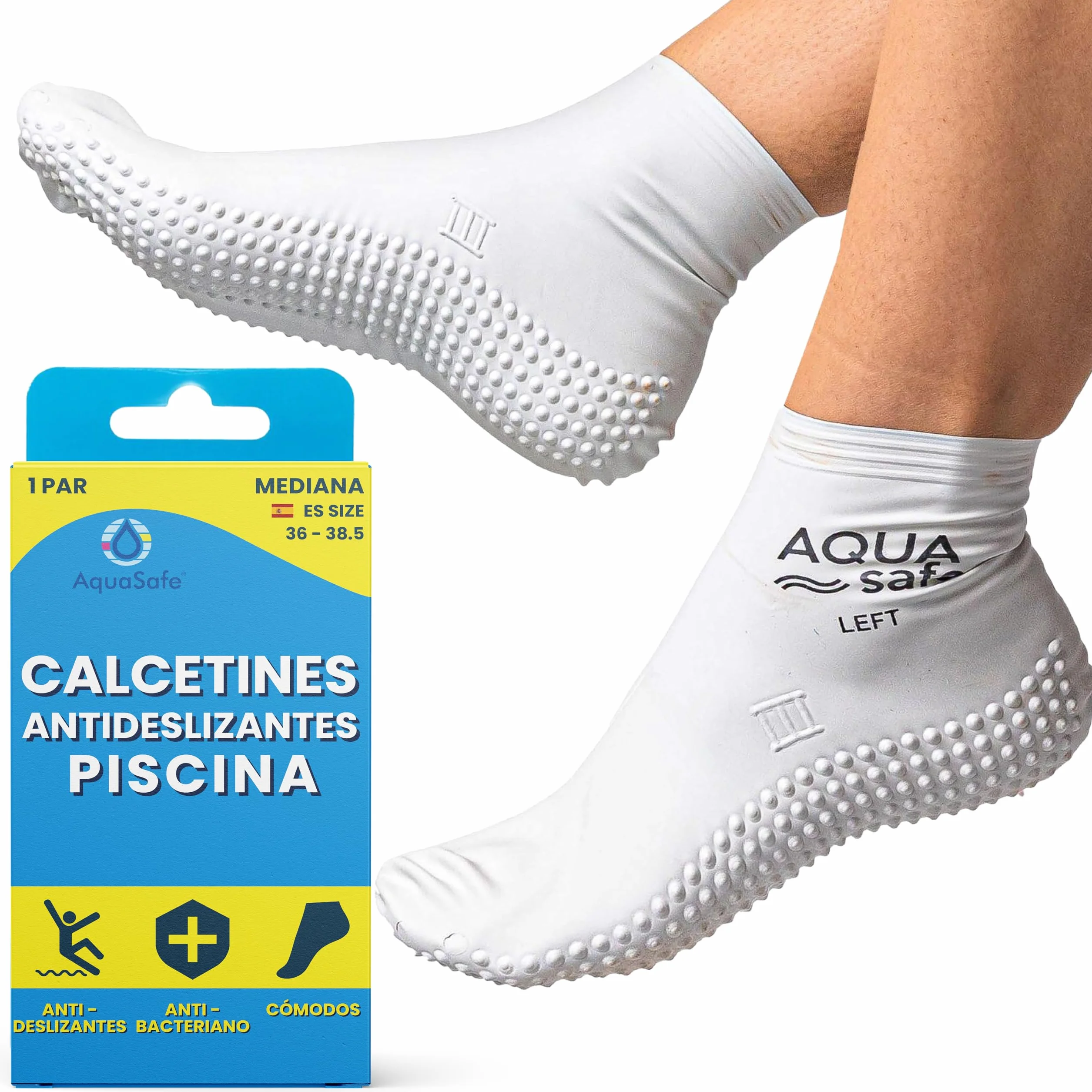 Aquasafe Calcetines de Piscina Impermeables