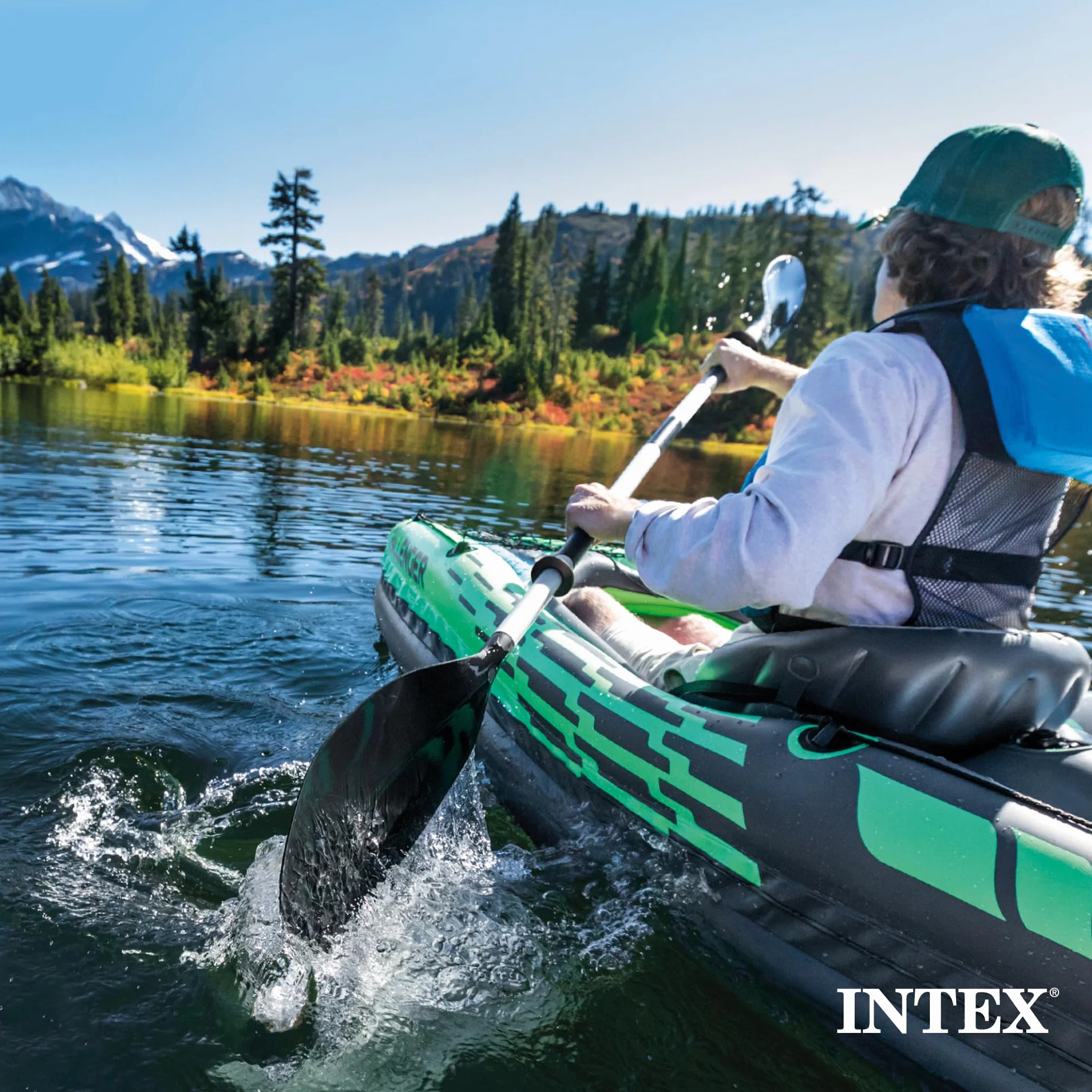 Intex Kayak Paddle Negro 86"