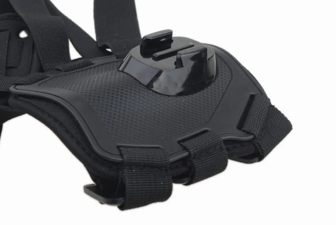 Arnés para Perros Gopro, Ajustable para Grandes, Medianos y Pequeños - Fijación en Pecho y Espalda